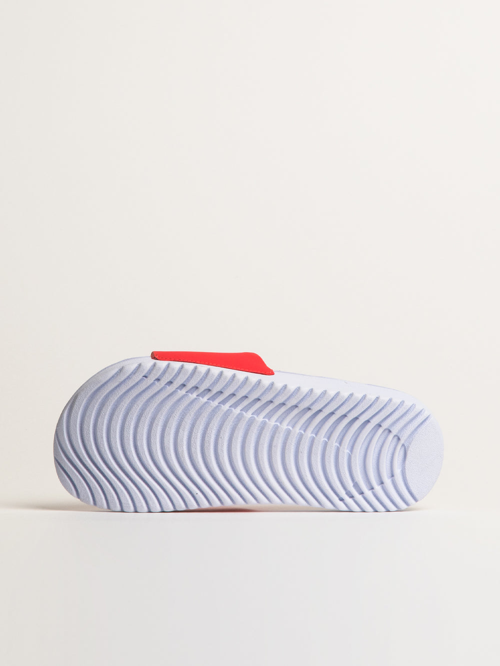 KIDS NIKE KAWA SLIDES - EMBER/WHITE/ECHO PINK