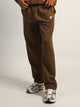 NIKE NIKE CLUB OPEN-HEM PANT - BROWN - Boathouse