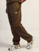 NIKE NIKE CLUB OPEN-HEM PANT - BROWN - Boathouse