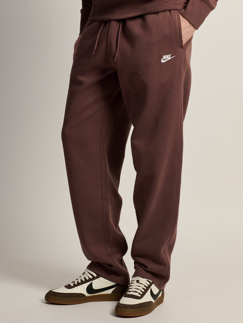 NIKE OPEN HEM FLEECE PANT - TATTOO