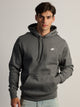 NIKE NIKE SPORTSWEAR CLUB PULL OVER HODDIE- CHARCOAL - Boathouse