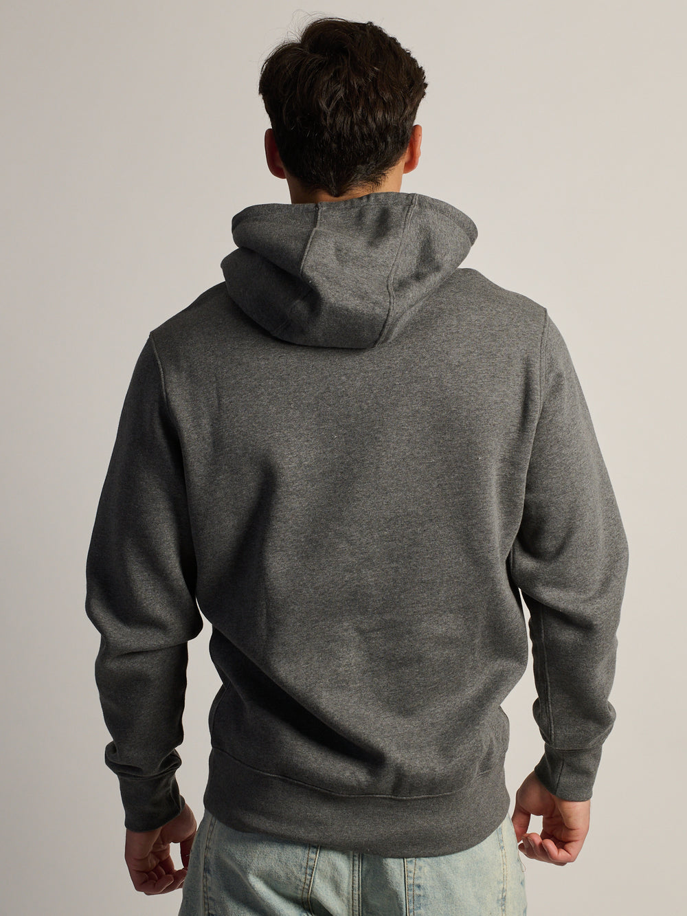 NIKE NIKE SPORTSWEAR CLUB PULL OVER HODDIE- CHARCOAL - Boathouse