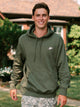 NIKE SPORTSWEAR CLUB PULLOVER HOODIE - OLIVE