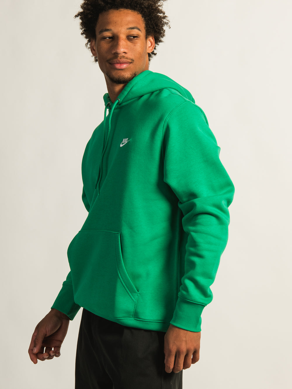 NIKE SPORTSWEAR CLUB PULLOVER HOODIE - GREEN