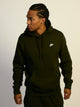 NIKE NIKE SPORTSWEAR CLUB PULLOVER HOODIE - SEQUOIA - Boathouse