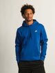 NIKE SPORTSWEAR CLUB PULL OVER HOODIE - BLUE