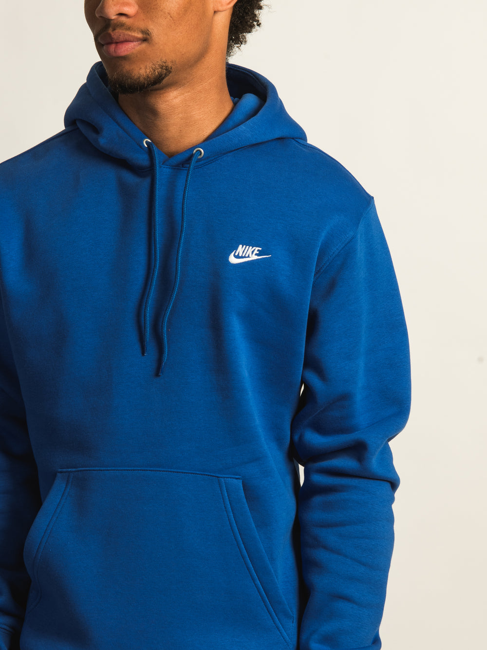 NIKE SPORTSWEAR CLUB PULL OVER HOODIE - BLUE