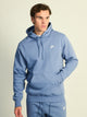 NIKE SPORTSWEAR CLUB PULLOVER HOODIE - INDIGO