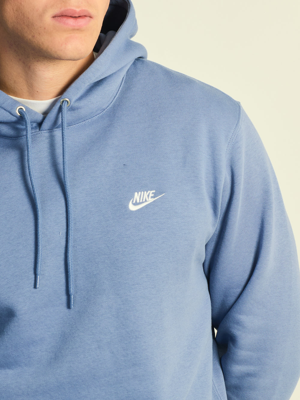 NIKE SPORTSWEAR CLUB PULLOVER HOODIE - INDIGO