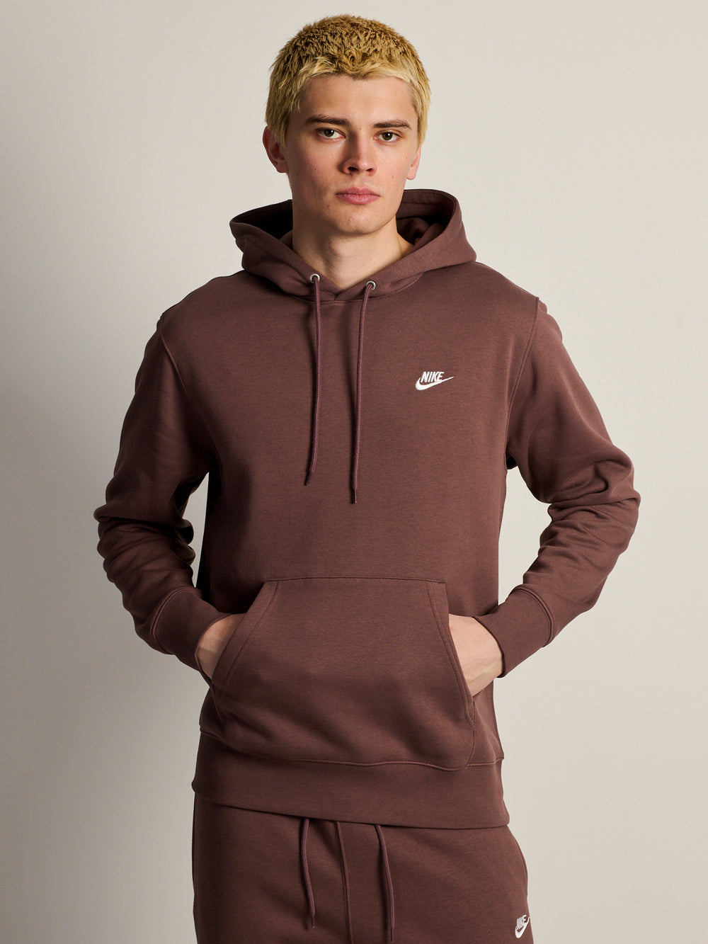 NIKE SPORTSWEAR CLUB PULL OVER HODDIE - TATTOO