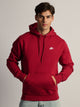 NIKE NIKE SPORTSWEAR CLUB PULL OVER HOODIE - CRIMSON - Boathouse