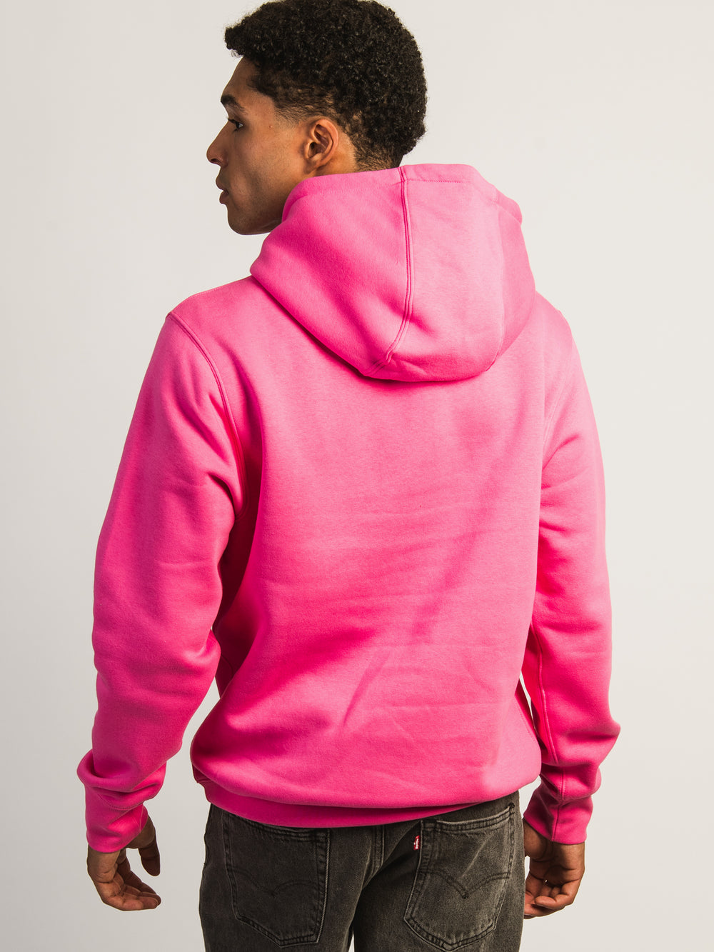 NIKE SPORTSWEAR CLUB PULLOVER HOODIE - PINK