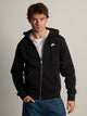 NIKE NIKE SPORTSWEAR CLUB FULL ZIP HOODIE - BLACK - Boathouse