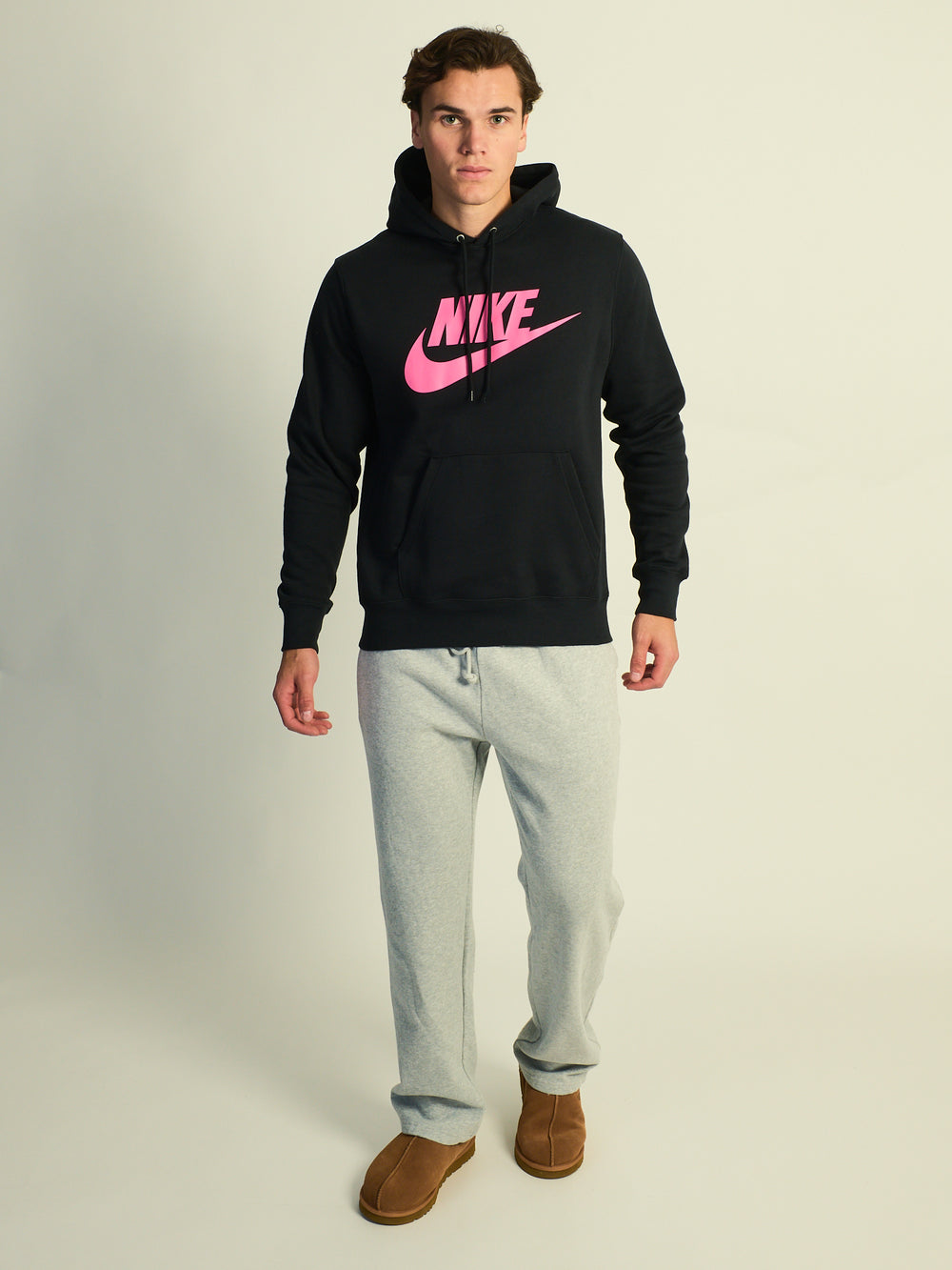 NIKE NIKE CLUB PULLOVER GFX HOODIE - Boathouse