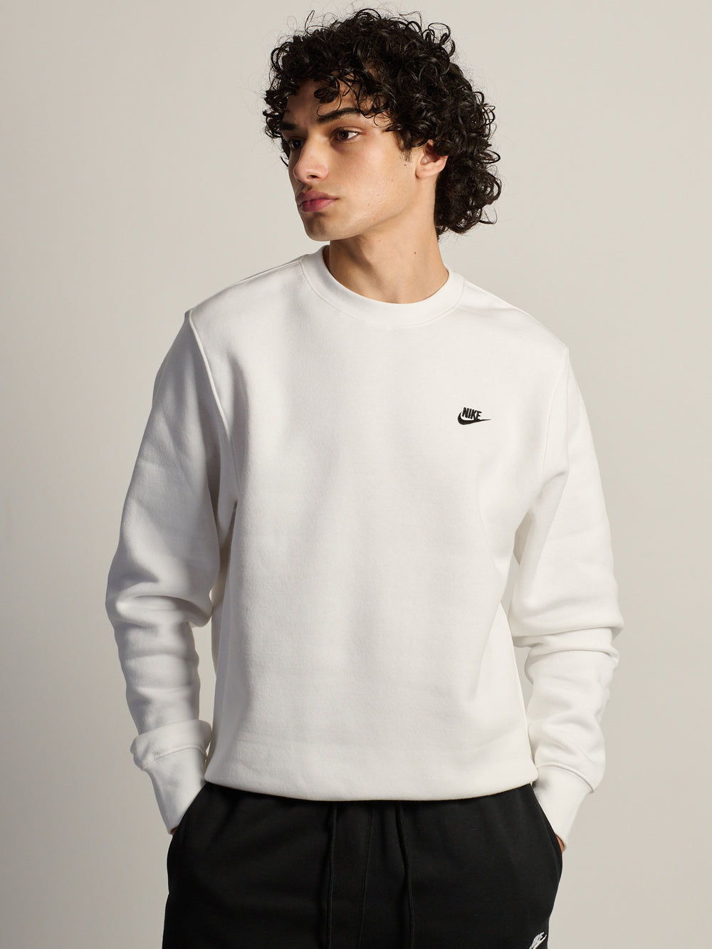 CHANDAIL NIKE SPORTWEAR CLUB CREW - BLANC
