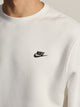 NIKE NIKE SPORTWEAR CLUB CREW - WHITE - Boathouse