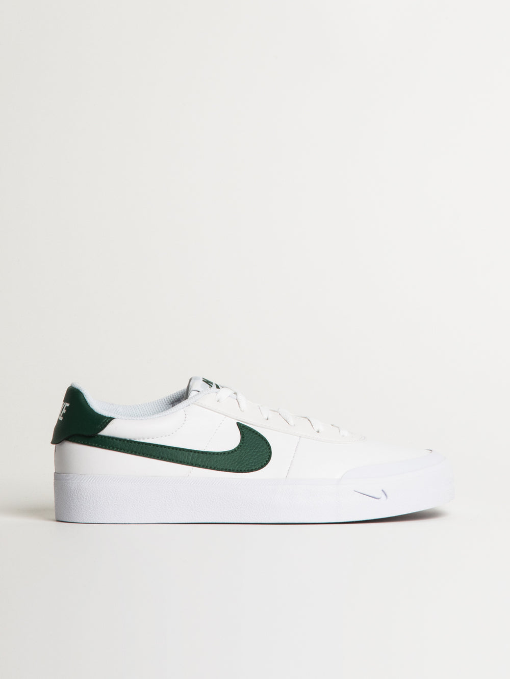 MENS NIKE COURT SHOT SNEAKER - WHITE/GREEN
