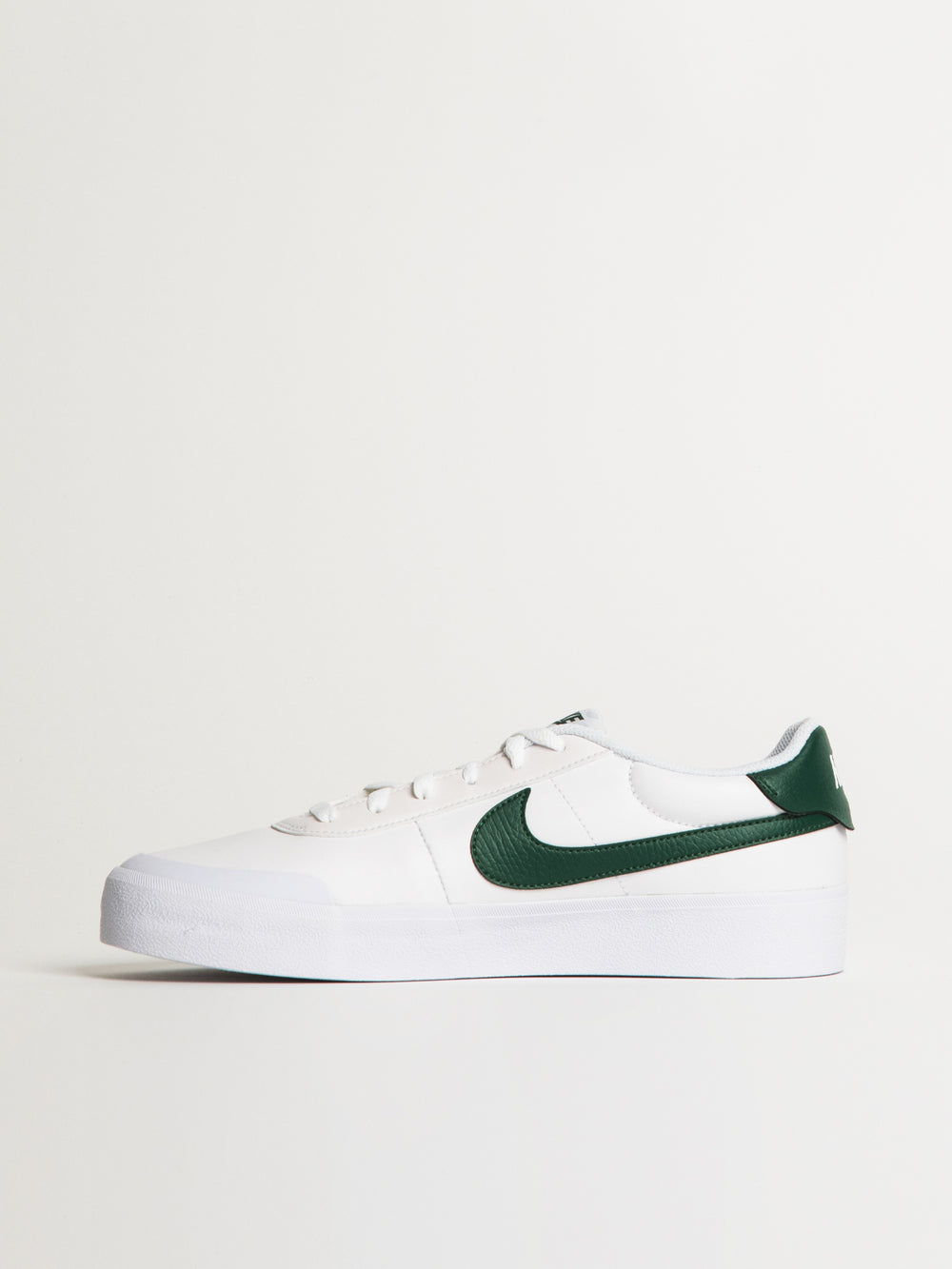 MENS NIKE COURT SHOT SNEAKER - WHITE/GREEN