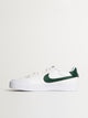 MENS NIKE COURT SHOT SNEAKER - WHITE/GREEN