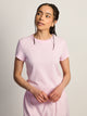 NIKE NIKE SPORTSWEAR CHILL KNIT MID CROP TOP - PINK - Boathouse