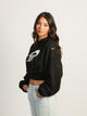 NIKE NIKE SPORTSWEAR CROP FLEECE HOODIE - Boathouse