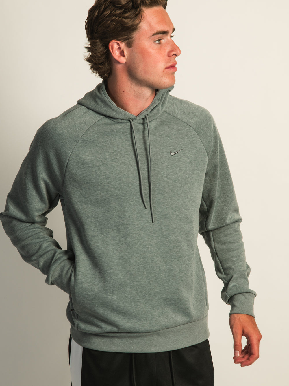 NIKE UV DF PULL OVER HOODIE - COOL GREY