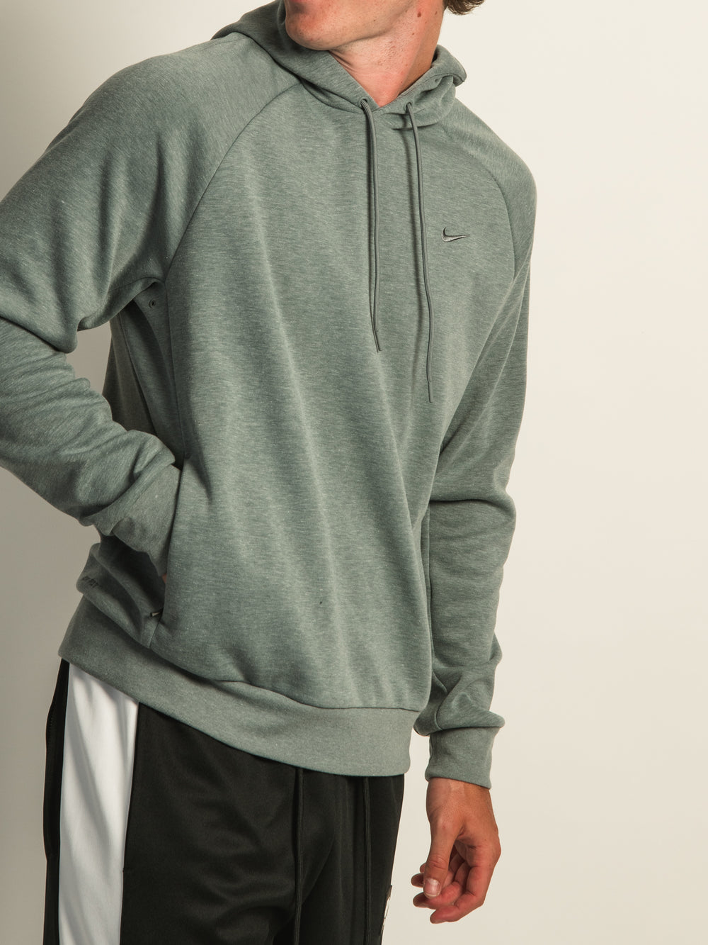 NIKE UV DF PULL OVER HOODIE - COOL GREY