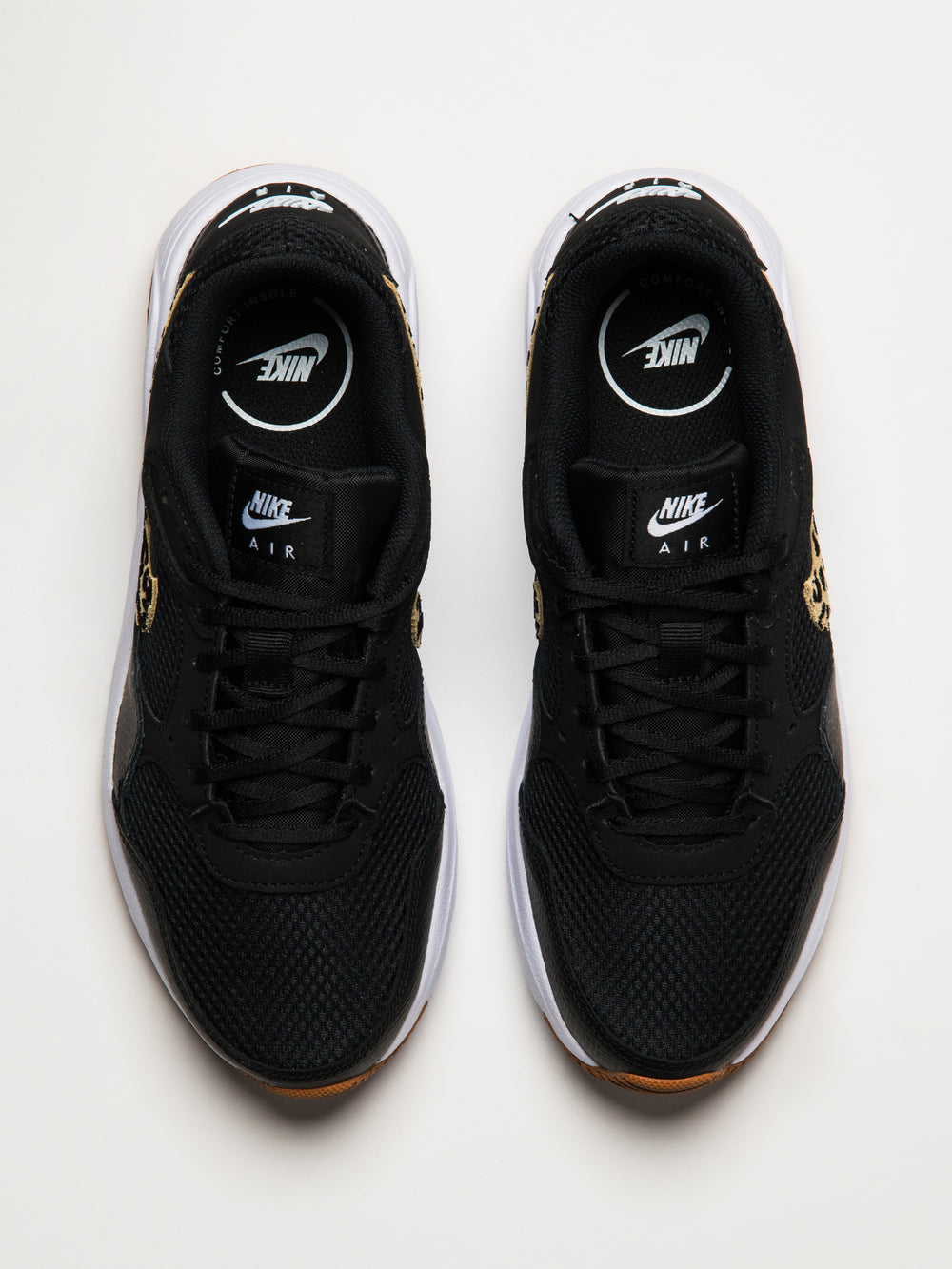 WOMENS NIKE AIR MAX SC SNEAKERS - BLACK/WHITE/LEOPARD