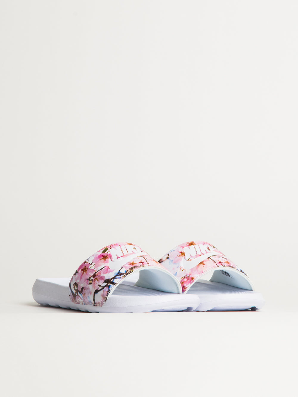 WOMENS NIKE VICTORI ONE SLIDE - WHITE/FLORAL PRINT