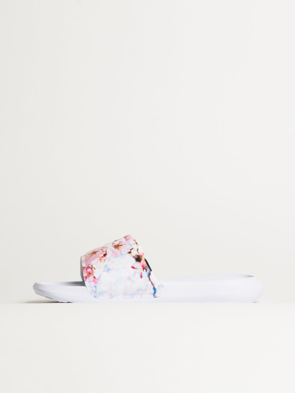 WOMENS NIKE VICTORI ONE SLIDE - WHITE/FLORAL PRINT