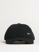 NIKE NIKE CLUB SWOOSH UNSTRUCTURED CAP - BLACK - Boathouse