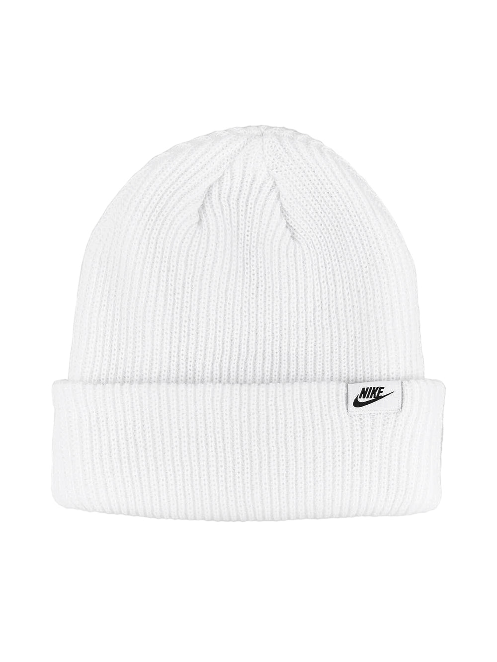 NIKE SHORT CUFF BEANIE - WHITE