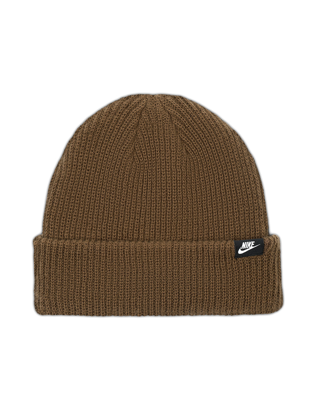 NIKE SHORT CUFF TOQUE - BROWN