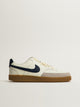 NIKE MENS NIKE COURT VISION LOW SNEAKER - SAIL/NAVY - Boathouse
