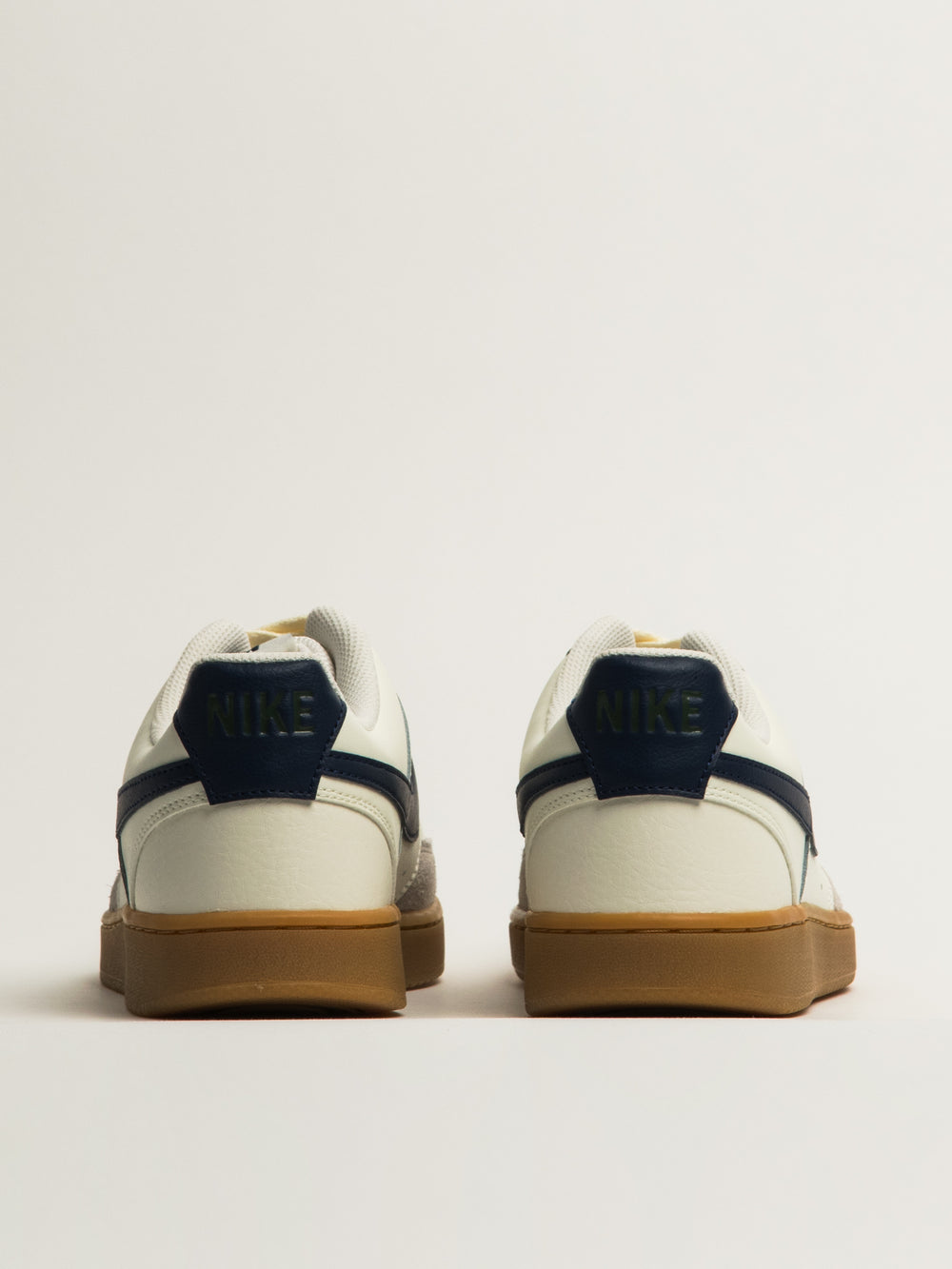 MENS NIKE COURT VISION LOW SNEAKER - SAIL/NAVY