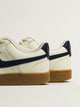 NIKE MENS NIKE COURT VISION LOW SNEAKER - SAIL/NAVY - Boathouse