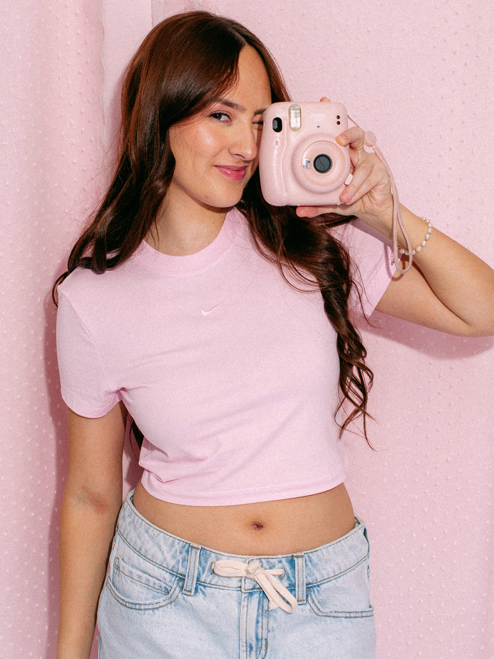NIKE SPORTSWEAr CHILL KNIT CROP - PINK