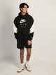 NIKE AIR PULL OVER HOODIE- BLACK