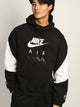 NIKE NIKE AIR PULL OVER HOODIE- BLACK - Boathouse