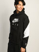 NIKE NIKE AIR PULL OVER HOODIE- BLACK - Boathouse