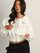NIKE NIKE SPORTSWEAR PHOENIX FLEECE CROP FULL ZIP - Boathouse