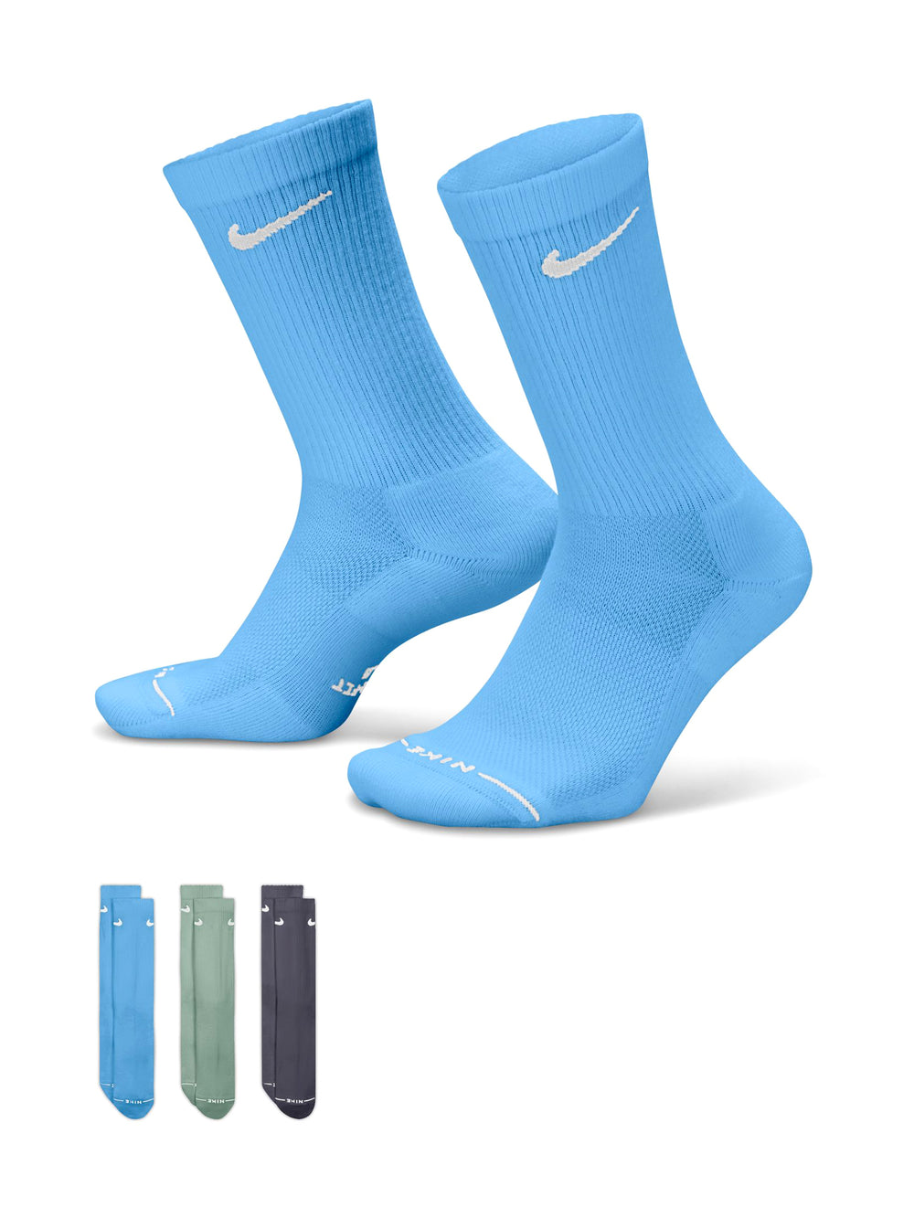 NIKE EVERYDAY CREW DRI-FIT SOCKS