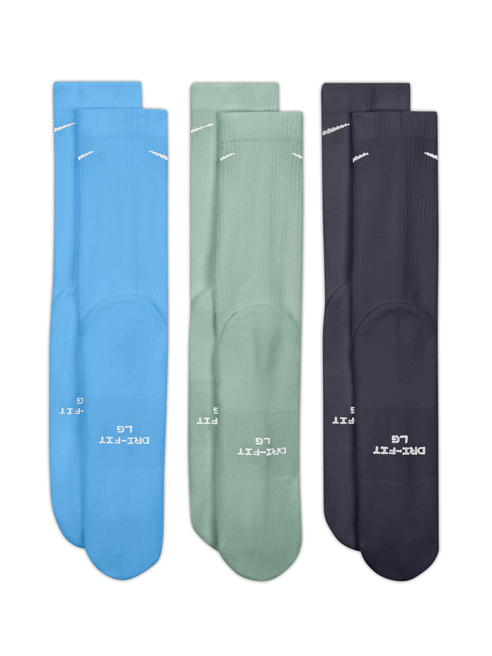 NIKE EVERYDAY CREW DRI-FIT SOCKS