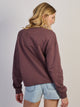 NIKE NIKE SPORTSWEAR CLUB FLEECE LOOSE CREW - BROWN - Boathouse