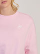 NIKE NIKE SPORTSWEAR CLUB FLEECE LOOSE CREW - ROSE - Boathouse