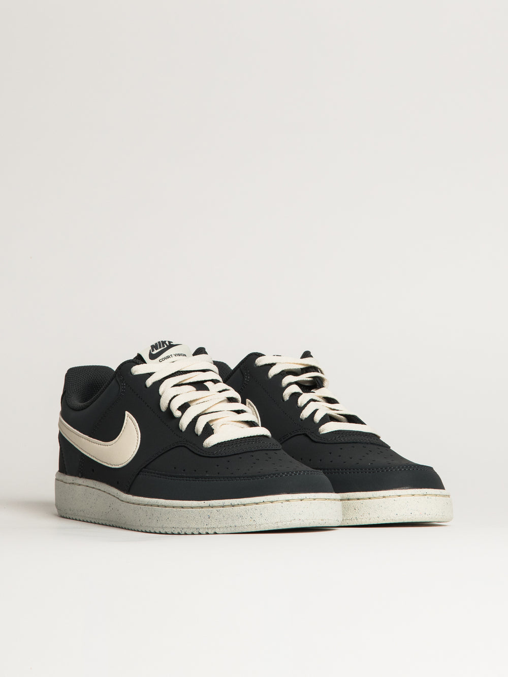 NIKE MENS NIKE COURT VISION LOW PREMIUM SNEAKER - Boathouse