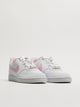 NIKE WOMENS NIKE COURT VISION LOW SNEAKER - WHITE/PINK - Boathouse