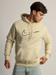 NIKE NIKE CLUB CHENILLE PULL OVER HODDIE - LIGHT KHAKI - Boathouse