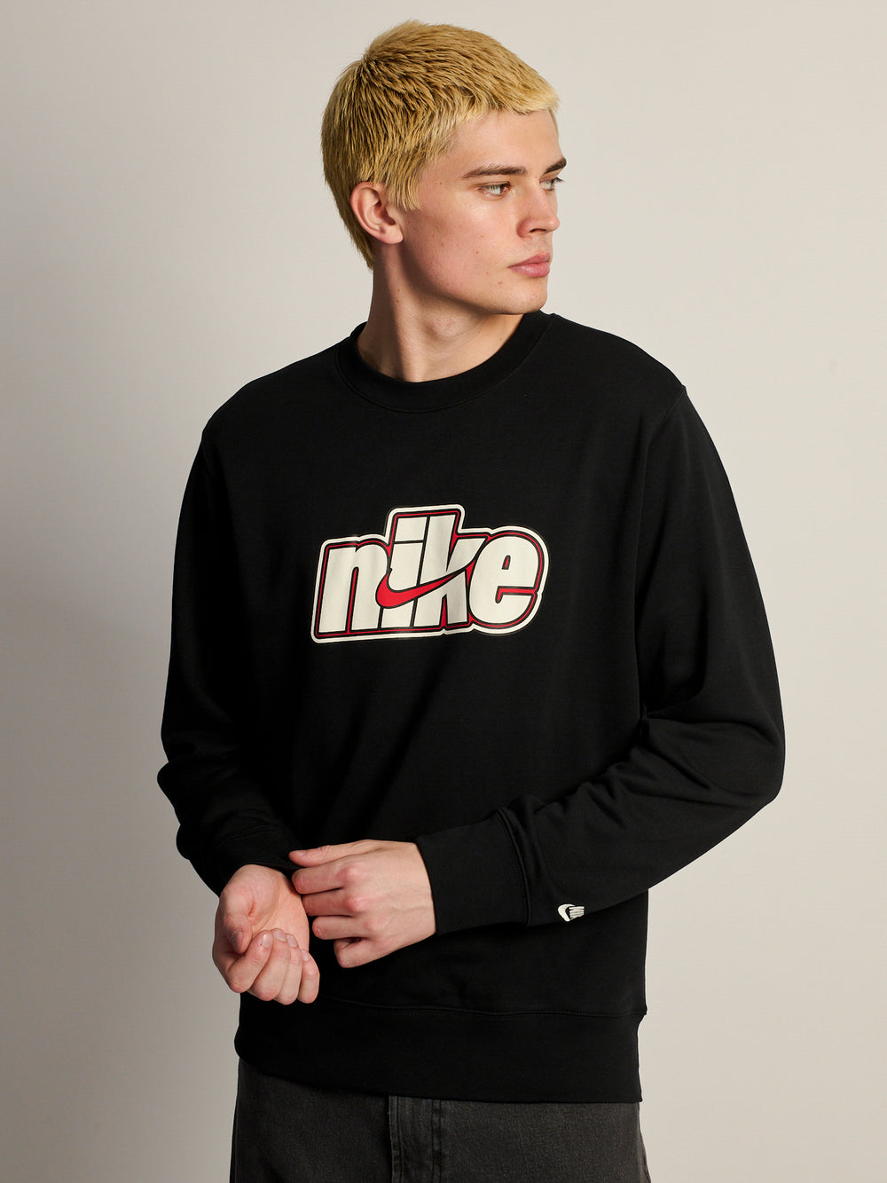 NIKE FIT CREWNECK - BLACK