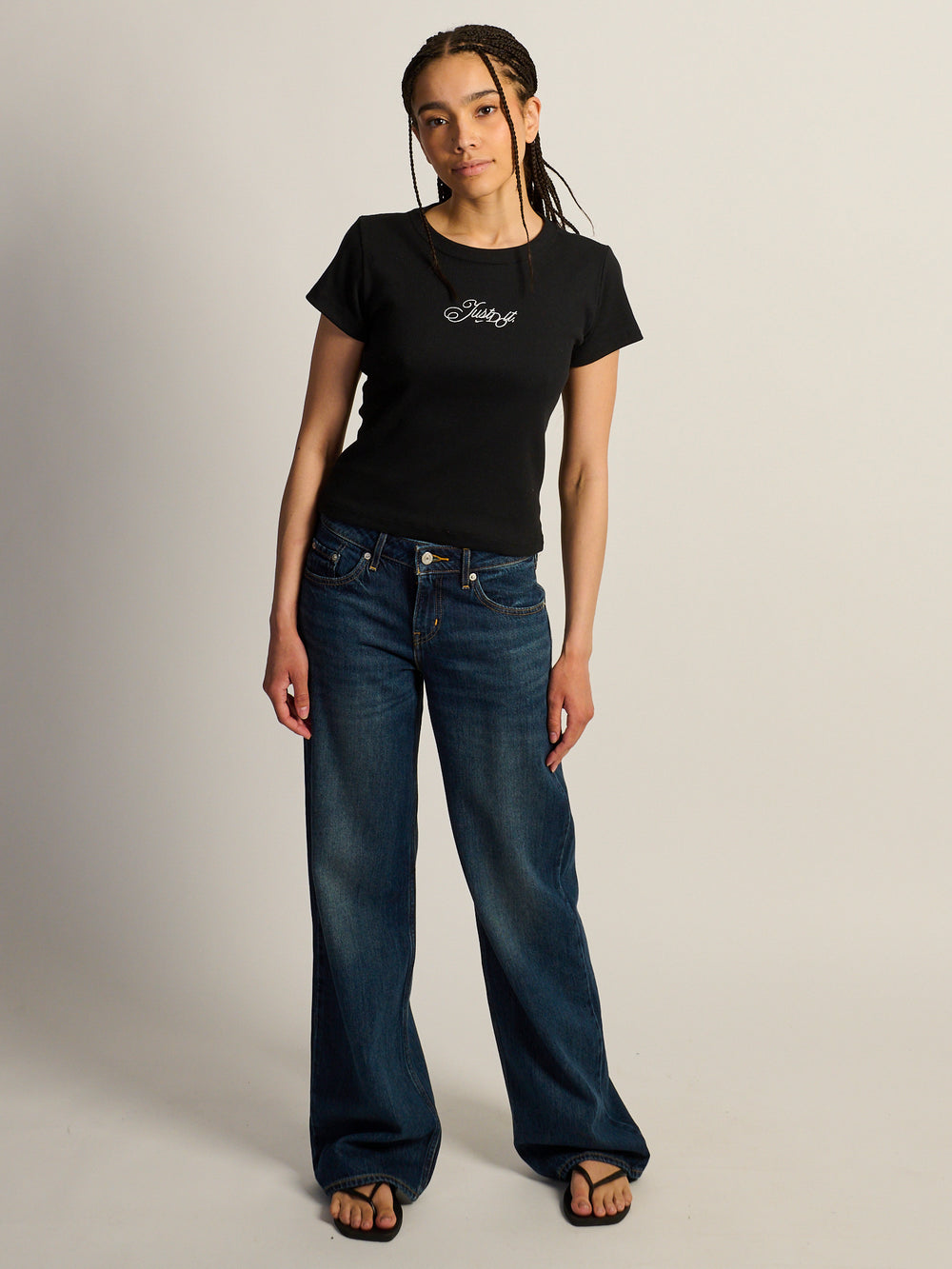 NIKE SPORTSWEAR RIB MOD CROP JDI TEE